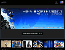 Tablet Screenshot of henrysports.fr